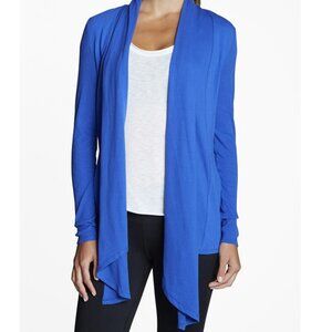Fabletics Astoria Shrug Open Front Cardigan Cobalt Blue - Lightweight & Drapey